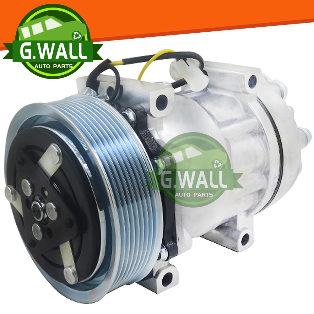 Auto AC Compressor 24V AC Sd7h15  For Volvo Truck Excavator 24V 11104251 11412631 15082727 20538307 8113268 8191892 85000315