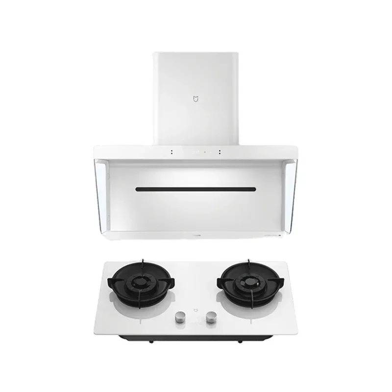 Intelligent Range Hoods S2 And Mijia Intelligent Timer Gas Stove S2 Smoke Cooker Set Natural Gas CN Version HOT SALES