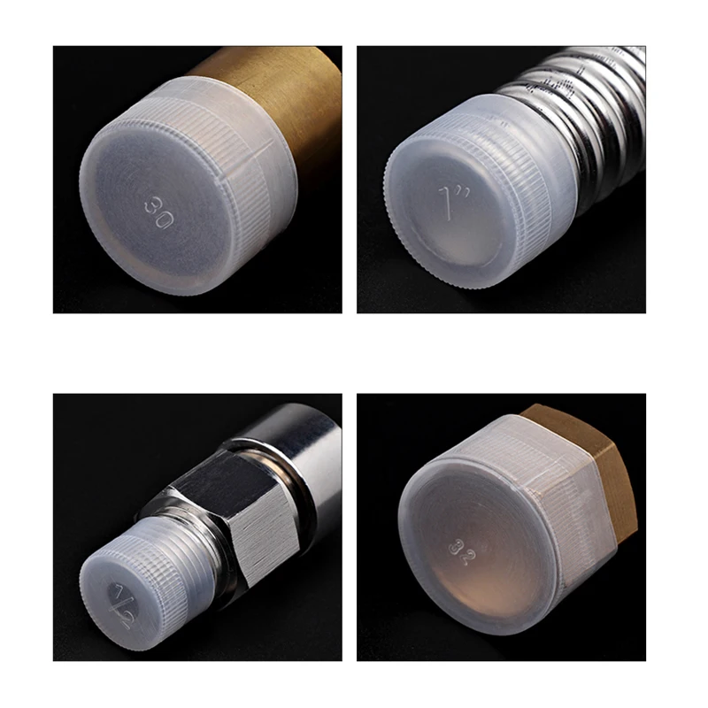 Plastic External Thread Protection Cover Plastic Cap Plastic Sleeve Dust Cap Protective Cap Outer Filament Oil Pipe Joint Screw