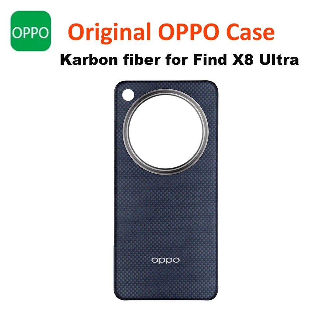 

Original OPPO Find X8 Ultra 5G Case Magnetic wireless Charging Case Frosted Shield Matte Karbon Bumper Camera Protection