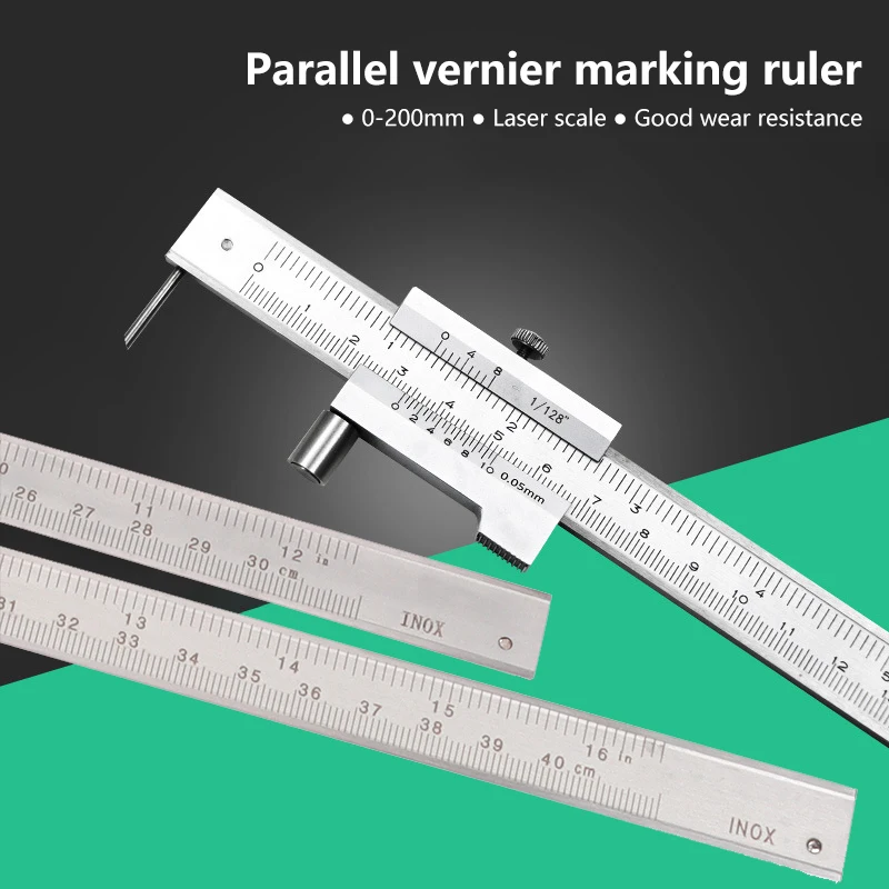 

300/400MM Vernier Caliper Precision Measuring Gauge Stainless Steel Parallel Marking Caliper Measuring Tool With Spare Needle