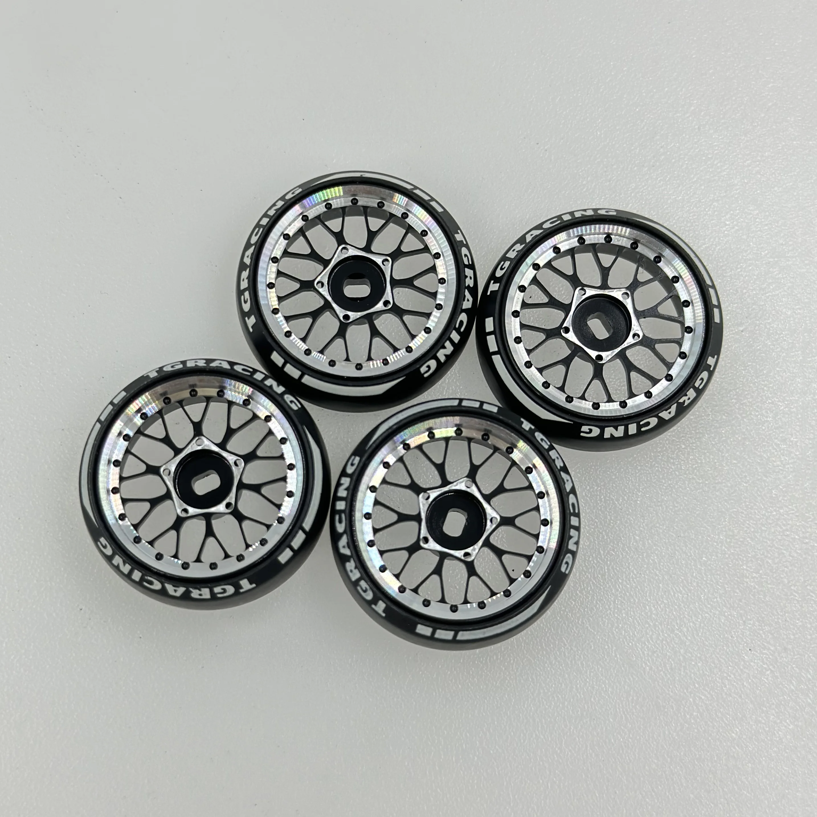 

4PCS 22mm Metal Wheel Hub Letters Tg Racing Drift Tires BBS For Rc Car TG HB Hgd1 Mini-q Mini-z Wltoys k969 DriftArt Zero-z Dz01