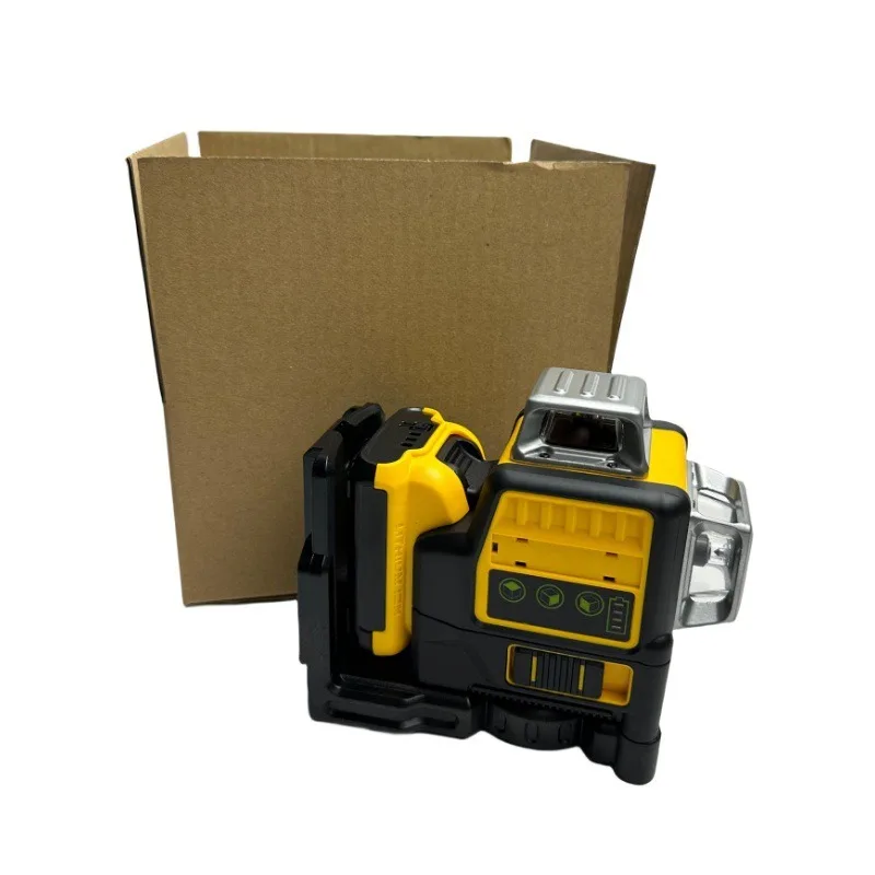 Green 12 Line Laser Level Auto Self Leveling 3D Wall Line Instrument High Precision Wall Mount Bracket