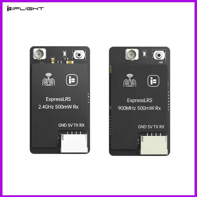 

iFlight ExpressLRS ELRS 500mW Receiver ELRS 900MHz 500mW RX / ELRS 2.4GHz 500mW RX for FPV Parts