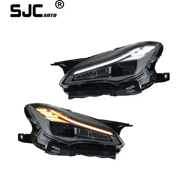 

SJC Auto Car Accessories LED Head Lights Fit For Maserati Quattroporte 2013-2017 Auto Car Lighting Systems Full LED Front Lights