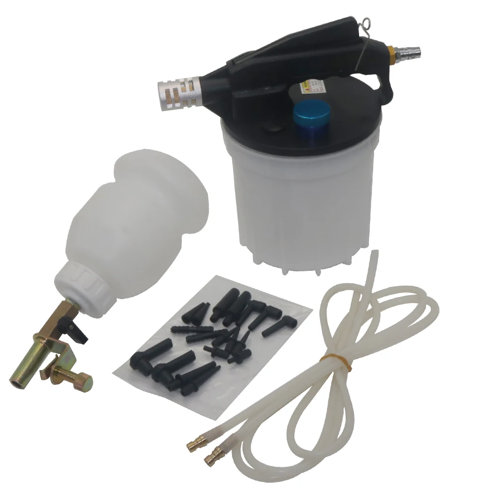 2L Vacuum Brake Bleeder Kit Pneumatic Explosion-proof Shunt Decompression Vacuum Pump Brake Fluid Refueling Tool