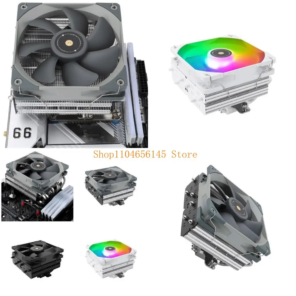 

5asd Down-pressure CPU Cooling Fan Air-cooled Radiator with 12CM Fan 6 Heat Pipes Enhances Performances in Gaming Computers