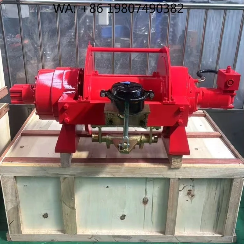 Heavy Duty Hydraulic Cable Pulling Recovery Winch, 10–30 Ton Load Capacity, Reliable Lifting Towing Equipment for Wrecker Tow Tr