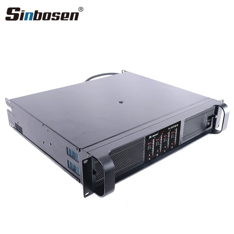 Sinbosen Amplificador Digital 4 Canais Class Td Audio Professional Music Dj Power Public Address 1000w Amplifier