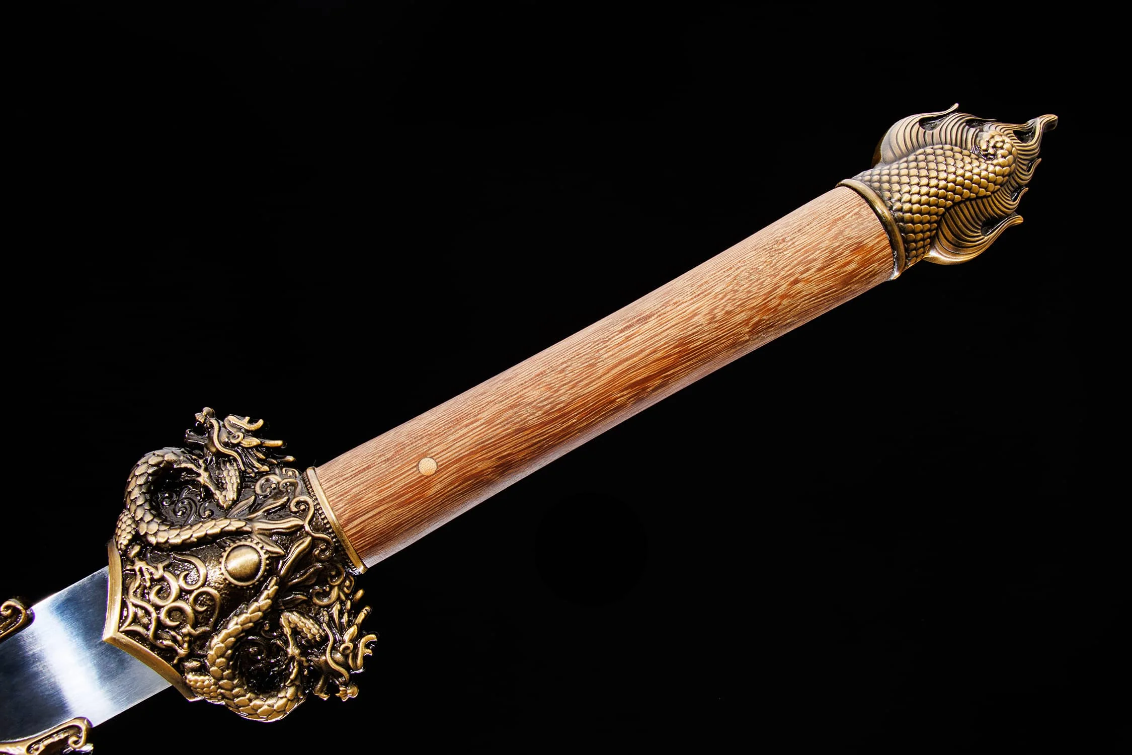 105cm Hell Dragon Soul Sword True Steel full tang Full Handle cosplay Samurai Sword Battle Preparation Ninja Sharp Weapon Fighti