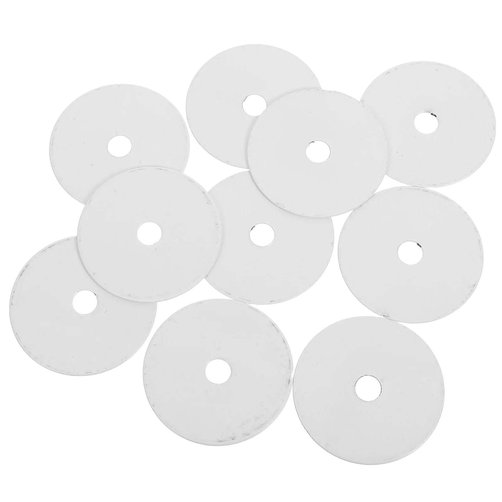 

10 Pcs Desk Lamp Lighting Accessories Elbow Gasket Suite Floor Making Kit White Ceiling Washer