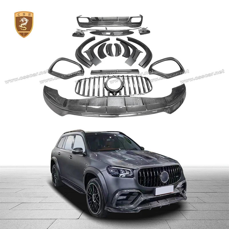 

Защита колес автомобиля, расширители крыльев для BMW GLS63 X167 Larte Style 2020-2022, задний бампер, накладка на крышку вентиляционного отверстия с хвостовым горлышком