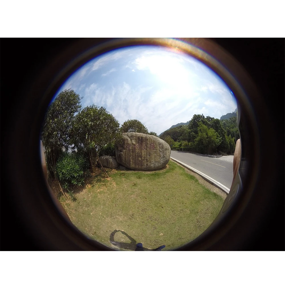 Imagem -04 - Lente Olho de Peixe 121 mm 220 Graus 16 Megapixels 23 Polegadas Montagem M12 650nm Filtro para Gopro Hero Xiaomi yi 4k Sjcam 360vr hd