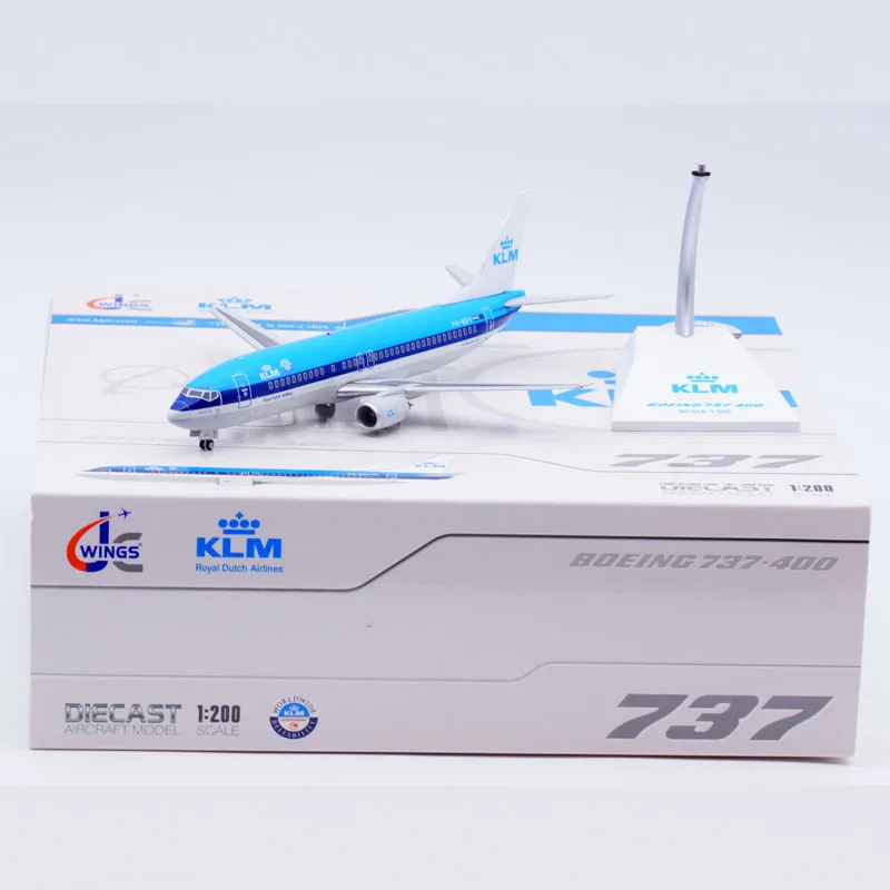 

XX20142 Alloy Collectible Plane Gift JC Wings 1:200 KLM Royal Dutch Airlines Boeing B737-400 Diecast Aircraft Jet Model PH-BDY