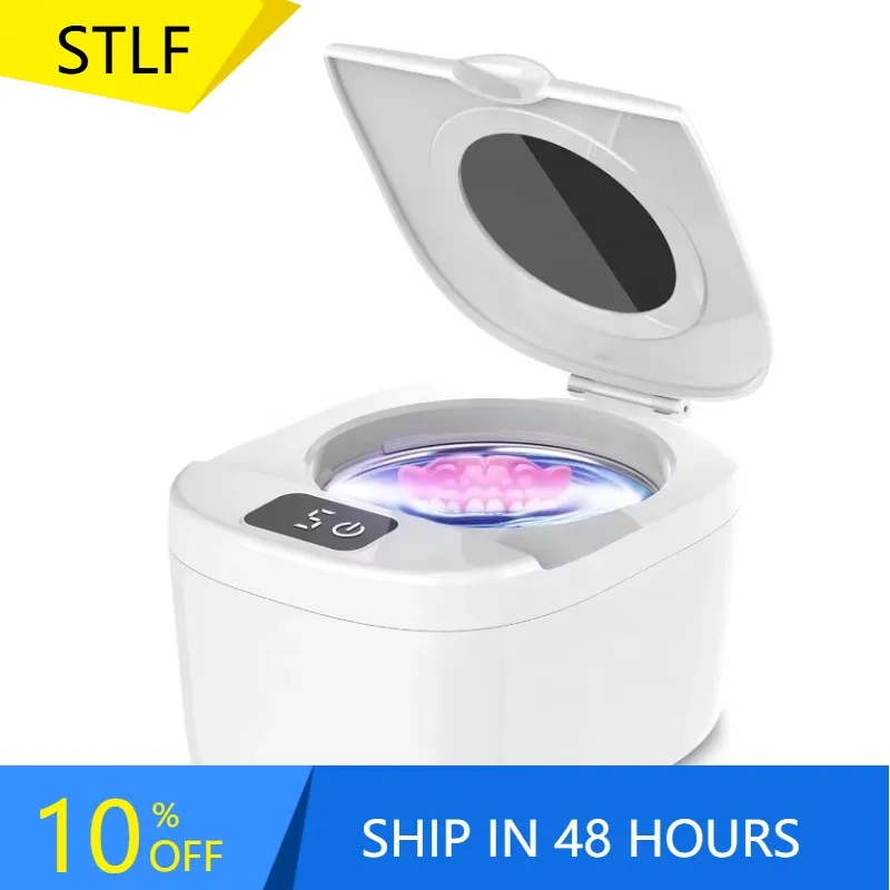 

STLF Electric 45KHZ Square Ultrasonic Cleaner Digital Screen UV Light for Jewelry Denture Car Cleaning Use