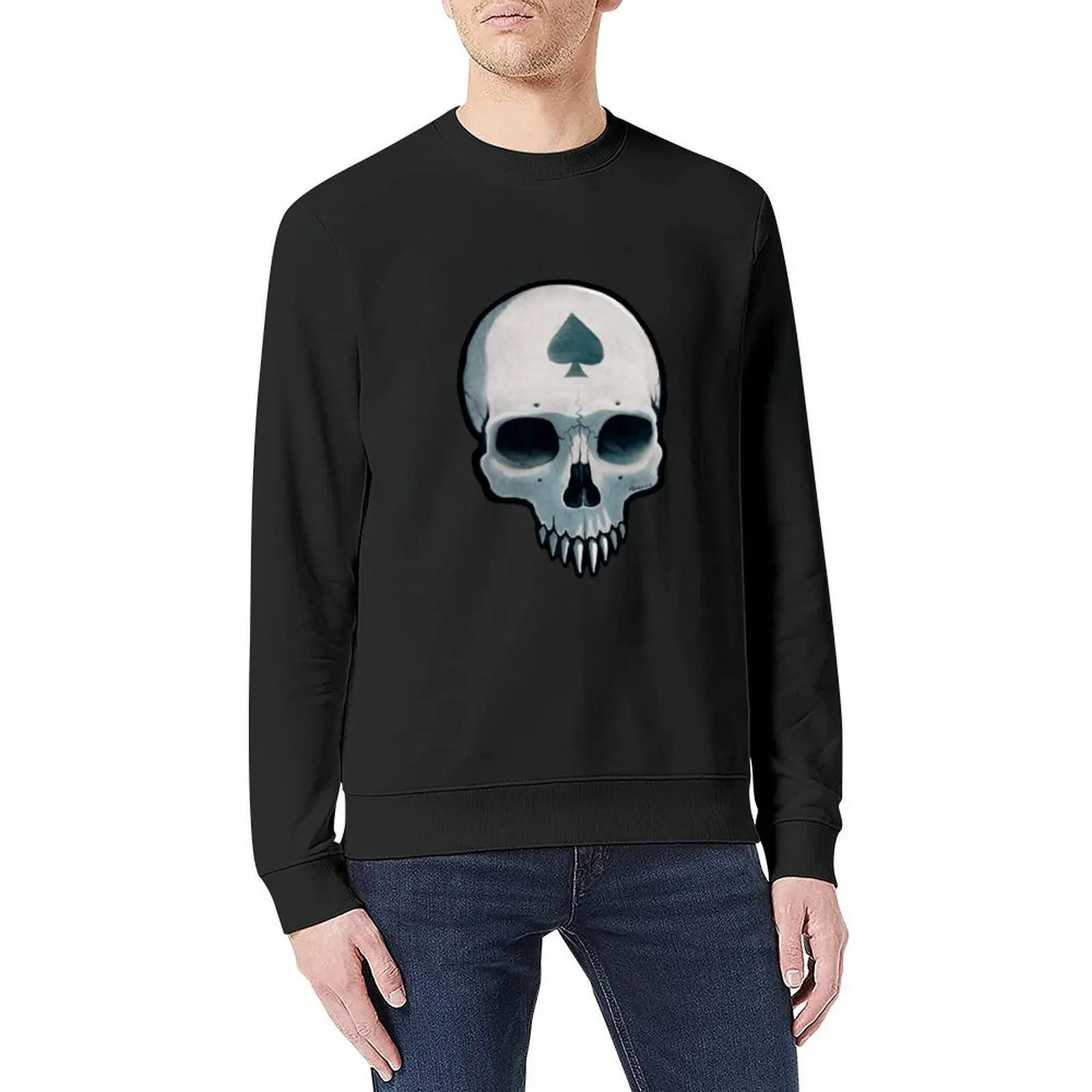 مصاص دماء الجمجمة ، الآس البستوني البلوز الرجال الشتاء سترة رياضية الرجال ملابس الشتاء رجالي مصمم الملابس البلوز الجديد #5