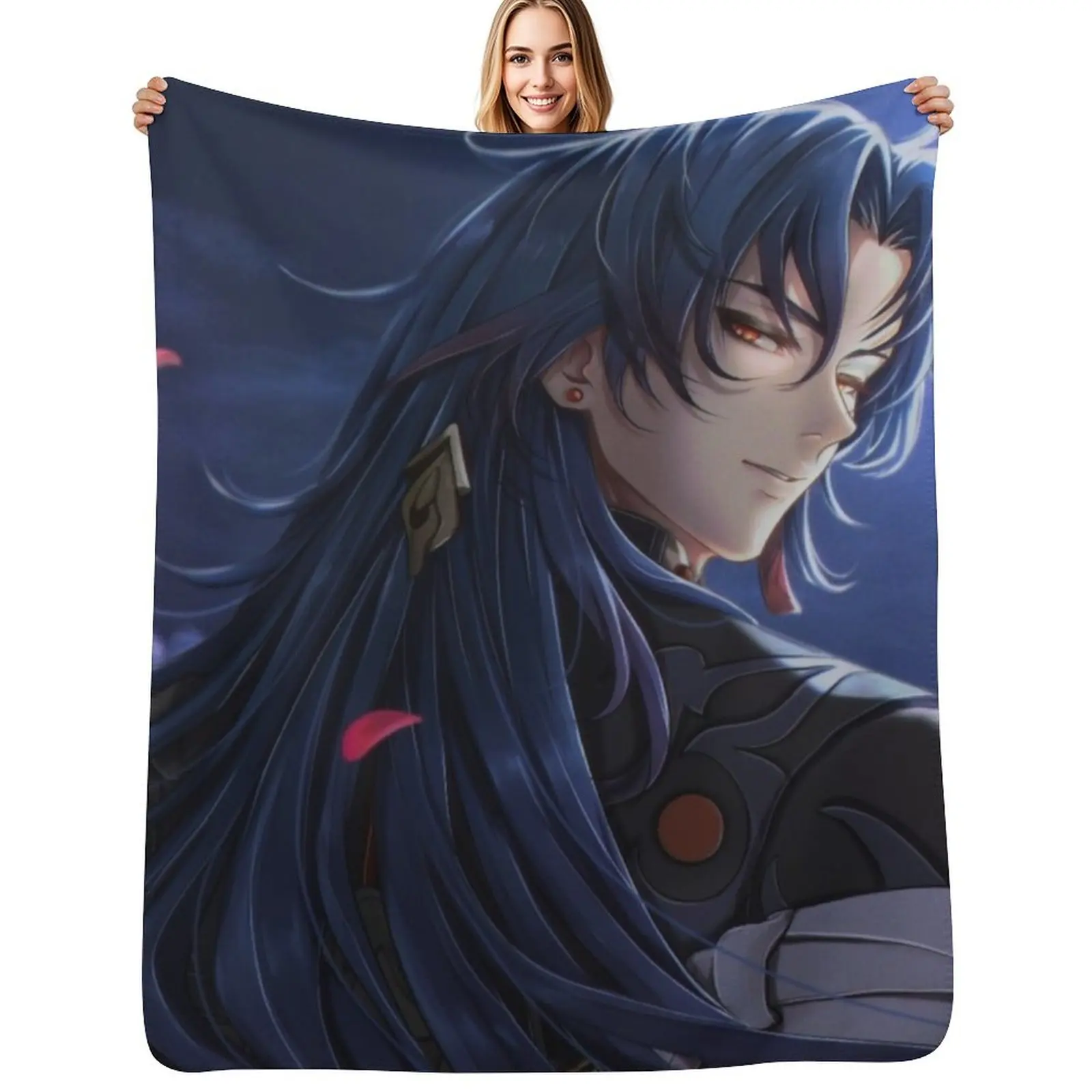 Blade (honkai star rail) Throw Blanket Stylish Decor Blanket Gift for Friends Roommate