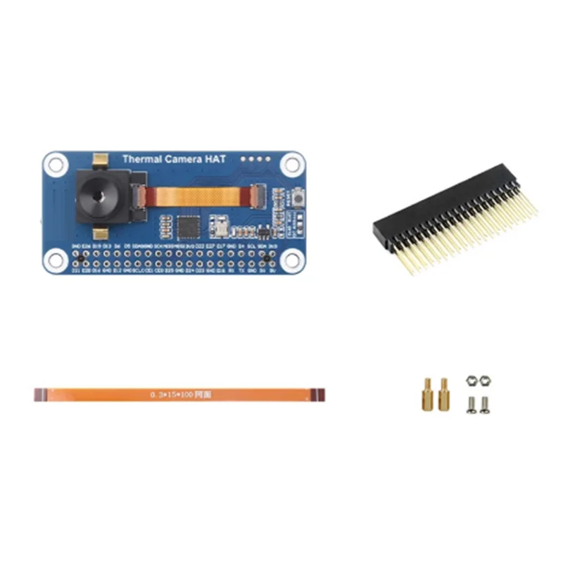 وحدة كاميرا التصوير الحراري بالأشعة تحت الحمراء ذات الموجة الطويلة JABS، لكاميرا Raspberry Pi IR، 80X62 بكسل، خيارات لـ FOV والموصل، B