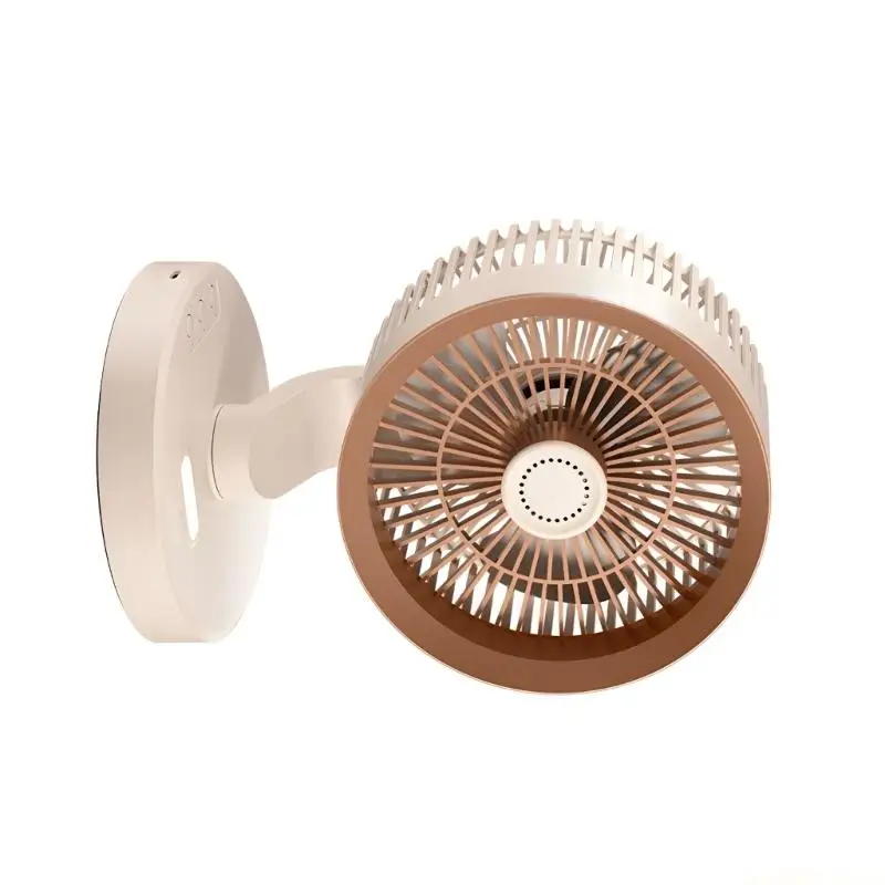 D0AB Portable USB Operated Desk Fan Featuring Combined Night Light And 1800mAh Power Cell