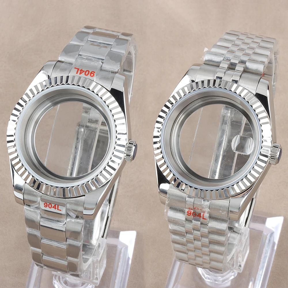 36mm-39mm-シルバー-nh35-ウォッチケース-サファイアガラス-ソリッドステンレススチール-デイトジャスト-nh35-nh36-自動巻きムーブメント-285mm文字盤対応