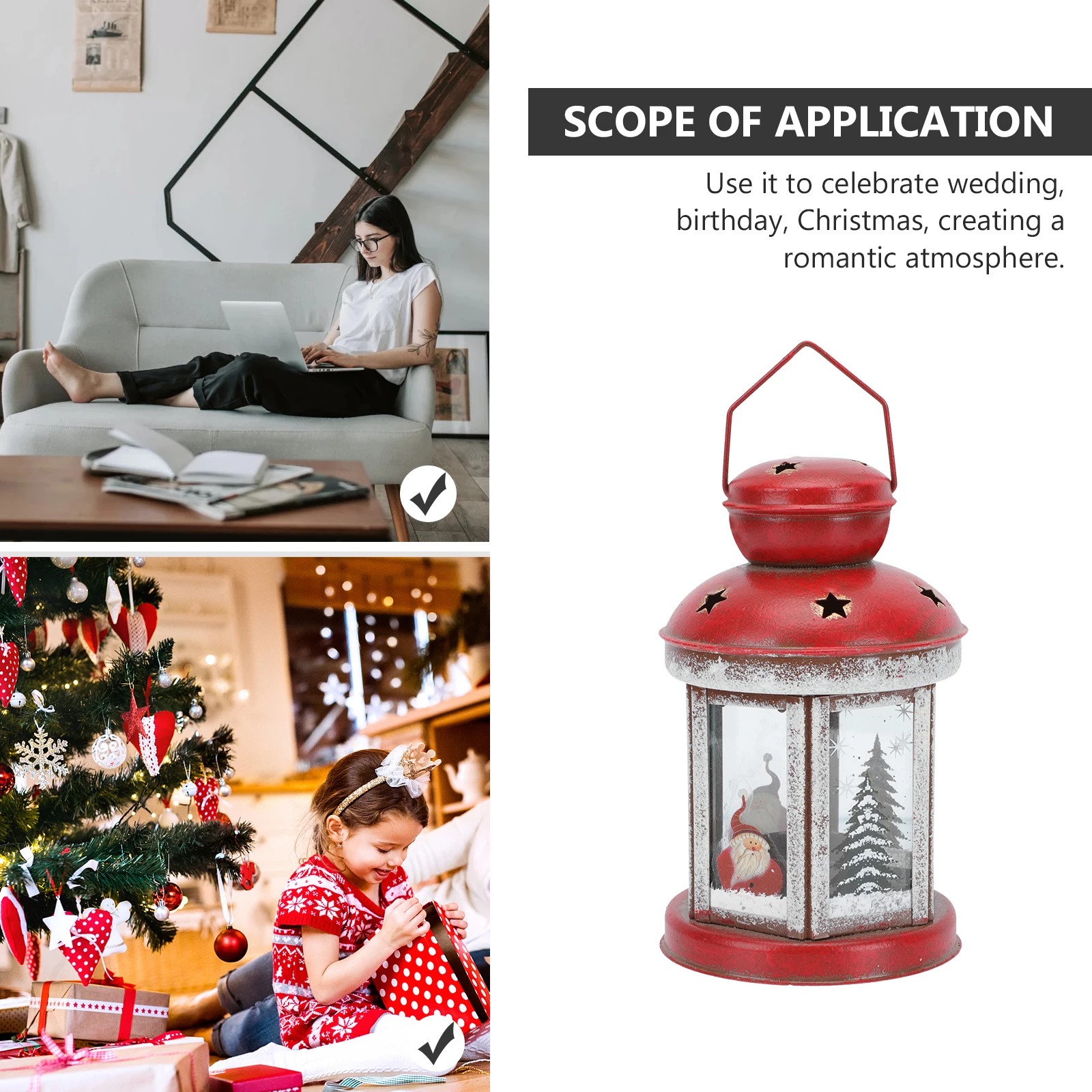 

Retro Windproof Holder Candlestick Creative Home Decor Wedding Christmas Ornament Decorative Iron Crafts Household