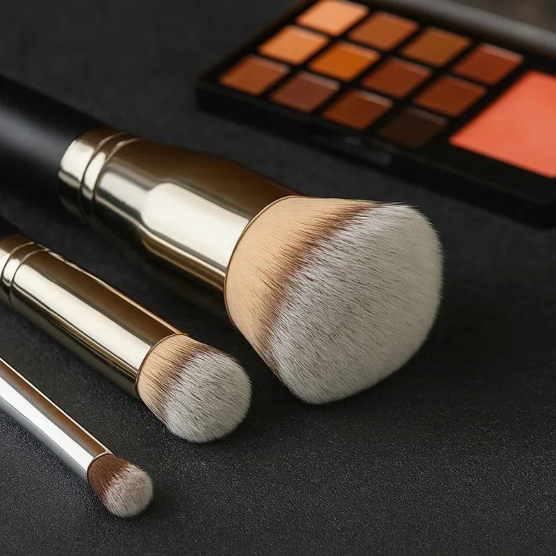 1/3Pcs Foundation Concealer Brush Contour Blusher Brushes Flawless Eye Dense Face Brush for Blending Makeup Powder Cream Liquid