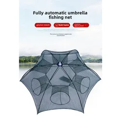 Automatic fishing trap Fishing net capable of catching fish shrimps and crabs foldable and portable set Simple and happy fishing