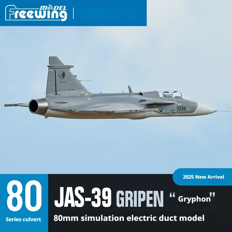 Flying Wing Rc 80mm série Jas-39 code "Gryphon" modèle de navette spatiale simulée jouet d'avion électrique rapide à haute Altitude