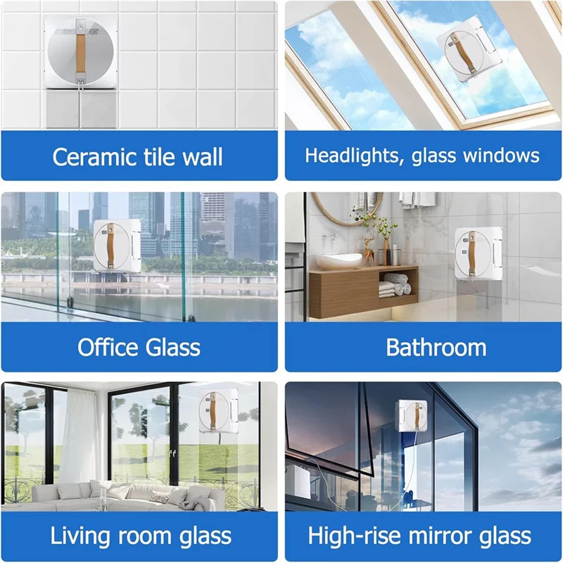 A85I-7Pack Cleaning Cloths For Ecovacs Winbot W1 Pro/W1/W2 Omni/W2 Window Cleaning Robots,Ecovacs Cleaners Refills Reusable