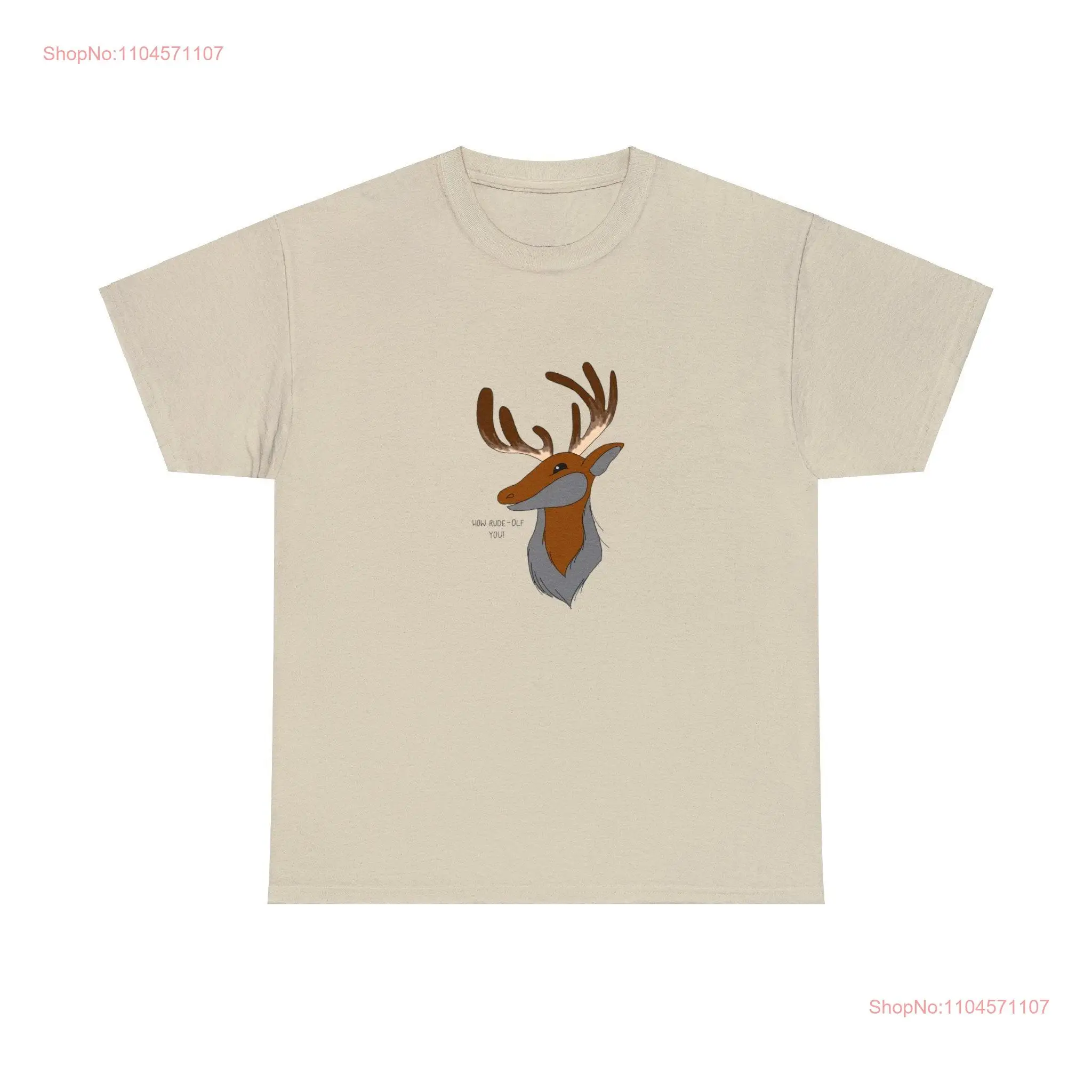 

Футболка из плотного хлопка How Rude Olf You с длинными или короткими рукавами