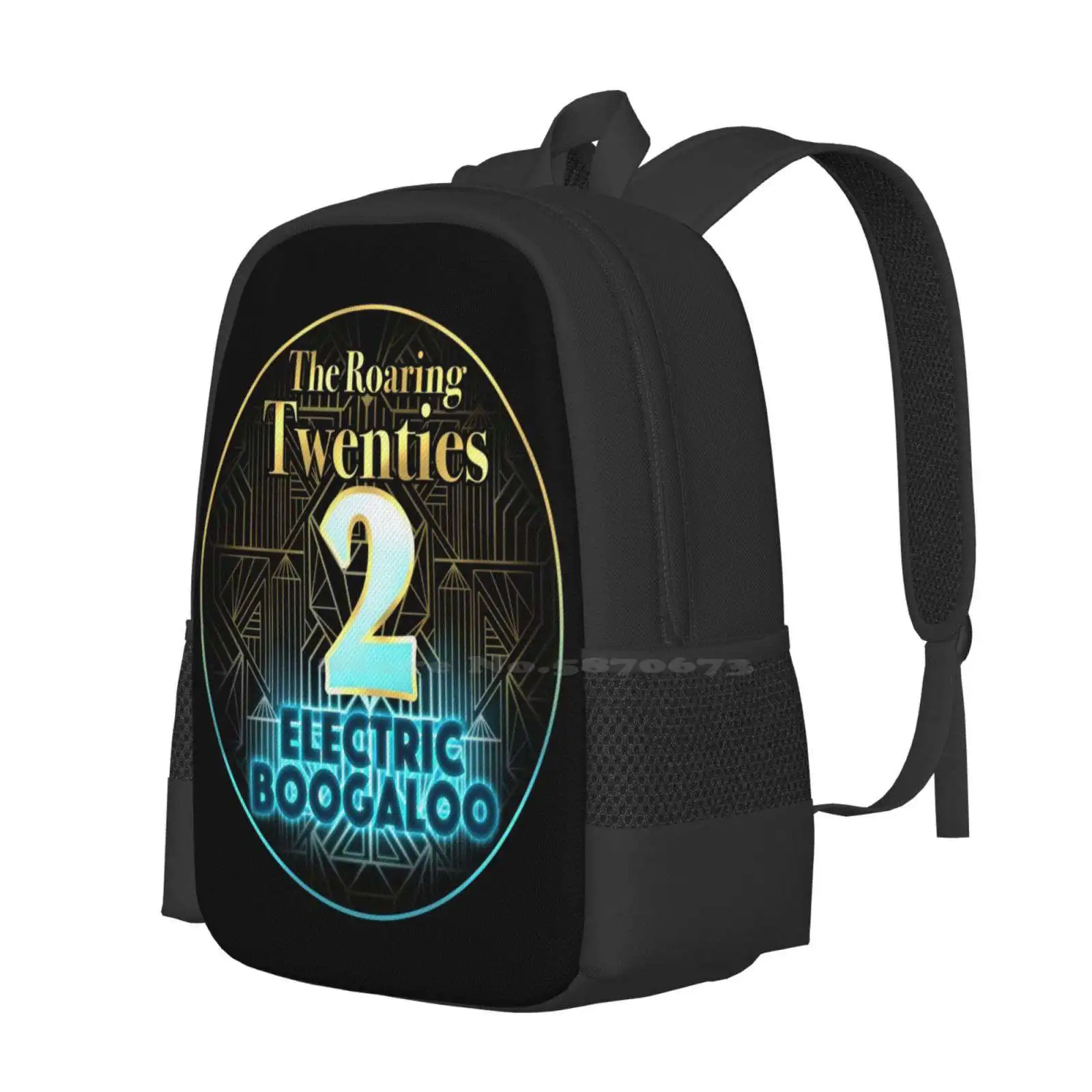 Roaring Twenties 2 : Electric Boogaloo Fashion Pattern Design Travel Laptop School Backpack Bag Roaring Twenties 2020S New Year