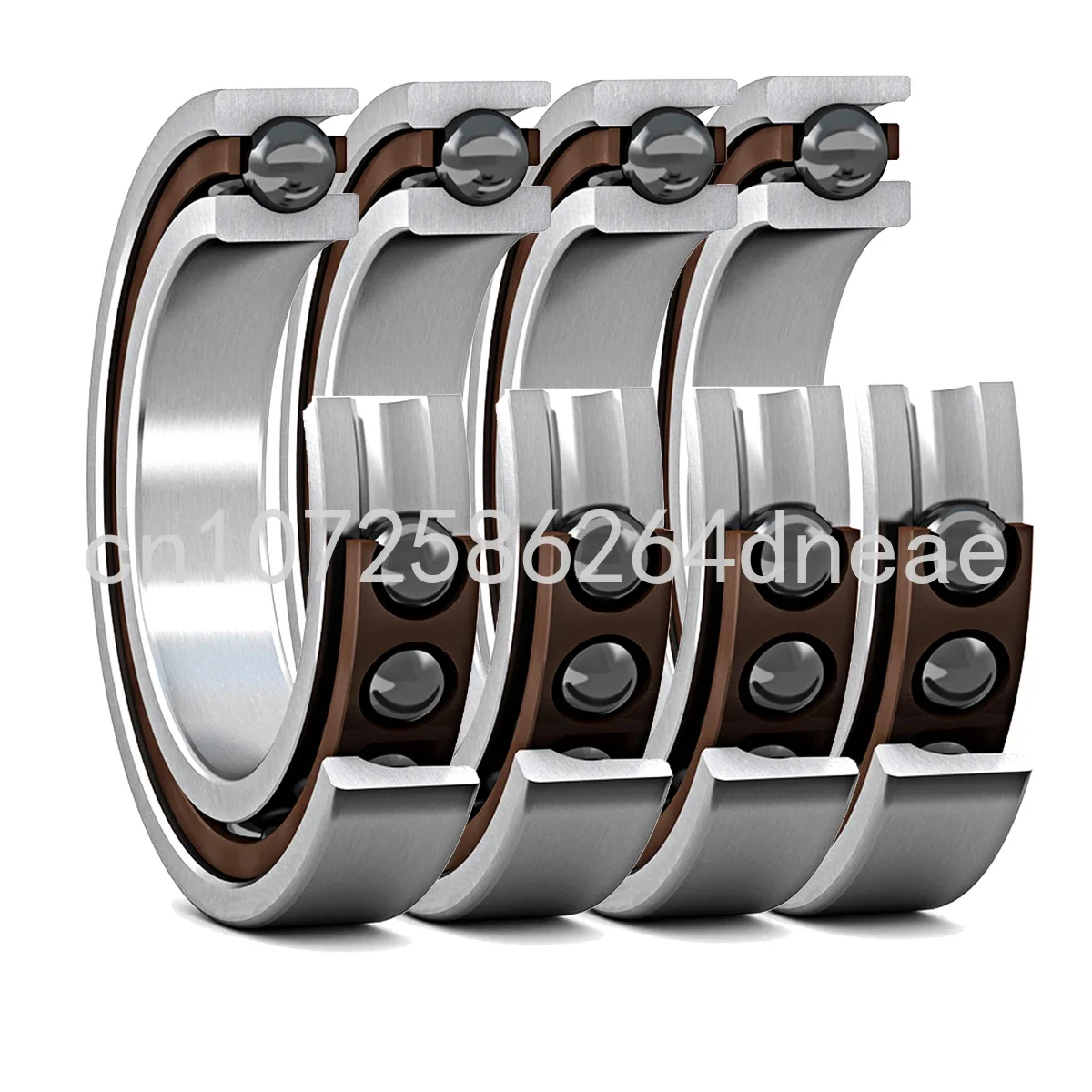 1Set 7014C HQ1 P4A QBC A Ceramic Ball 70X110X20 Angular Contact Bearings Speed Spindle Bearings CNC ABEC-7