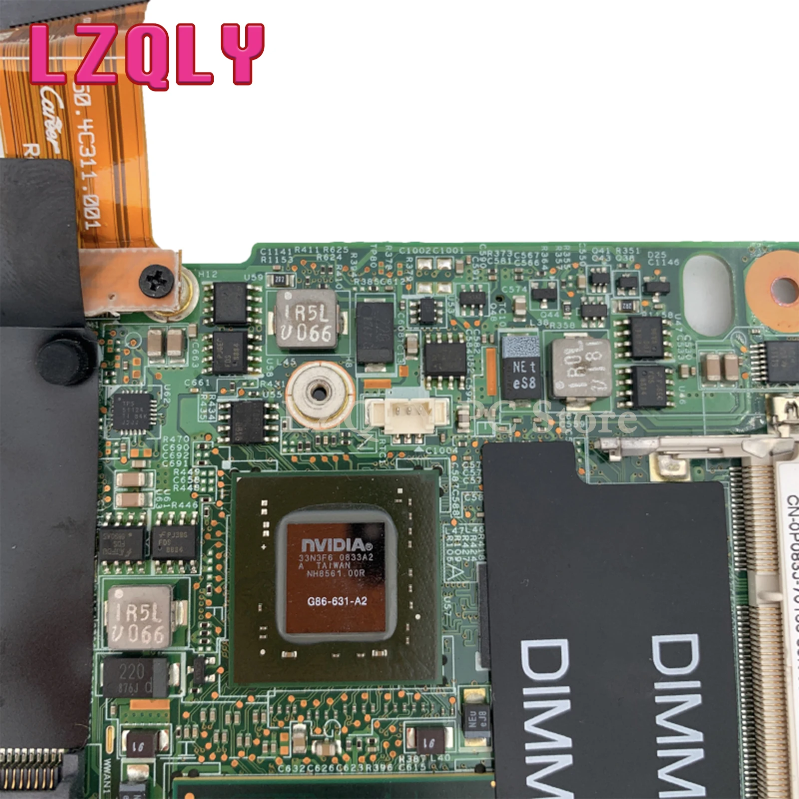 Imagem -05 - Lyqzy-placa-mãe para Dell Xps M1330 Cn0pu073 Cn-0k984j Cn-0d057f Cn-0p083j Laptop 965pm Ddr2 8400m Cpu Livre