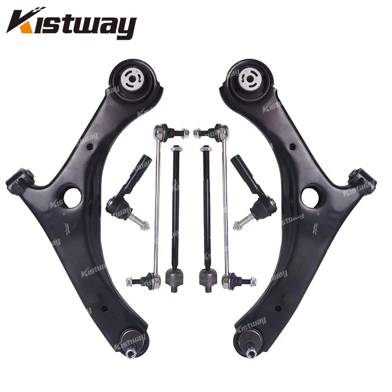 8PCS Front Suspension Control Arm For Dodge RT CARAVAN TOWN COUNTRY 2009 - 4766910AG 4766911AG 4743669AB 68033171AA