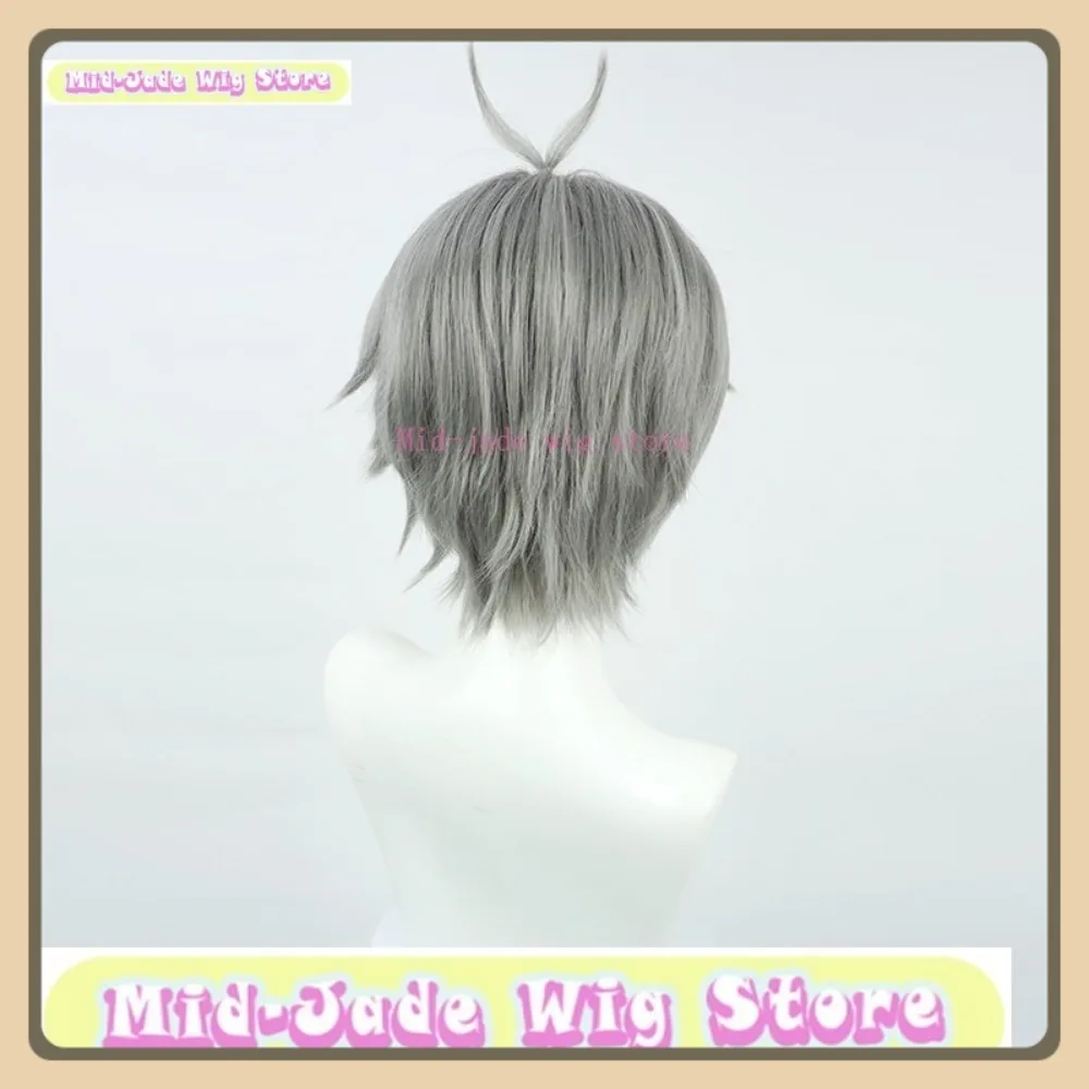 Mid-jade Pruik Winkel Haikyuu Sugawara Koushi Cosplay Pruik Anime Game rollenspel Halloween Party Kostuum Props Synthetisch haar