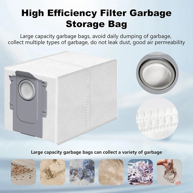 22PCS for Qrevo S/ Qrevo Pro/ Qrevo MaxV Robot Vacuum Cleaner Parts Main Brush Side Brush Hepa Filter Dust Bag-A009 view 2