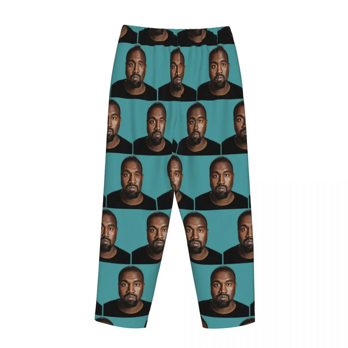 Pantaloni del pigiama di Kanye West Meme stampati personalizzati per le donne Rapper Music Producer Sleep Sleepwear Bottoms con tasche