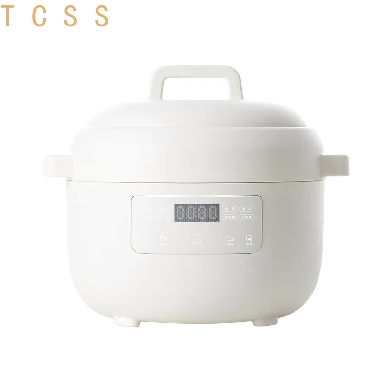 2.8L Mini Electric Rice Cooker 3-5 Person Multifunctional Steamer Home Compact Non-Stick Porridge Soup Keep Warm Portable