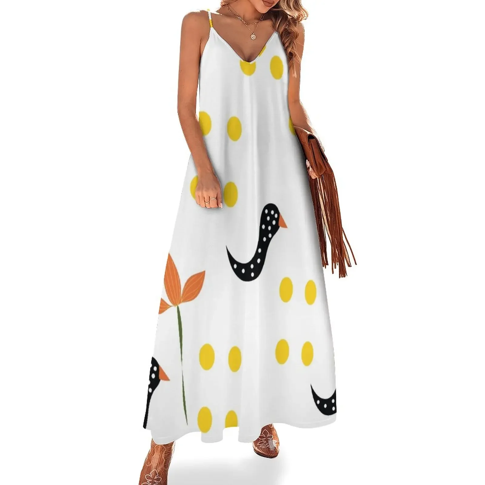 

Little Ducks Sleeveless Dress Woman clothing Party dresses