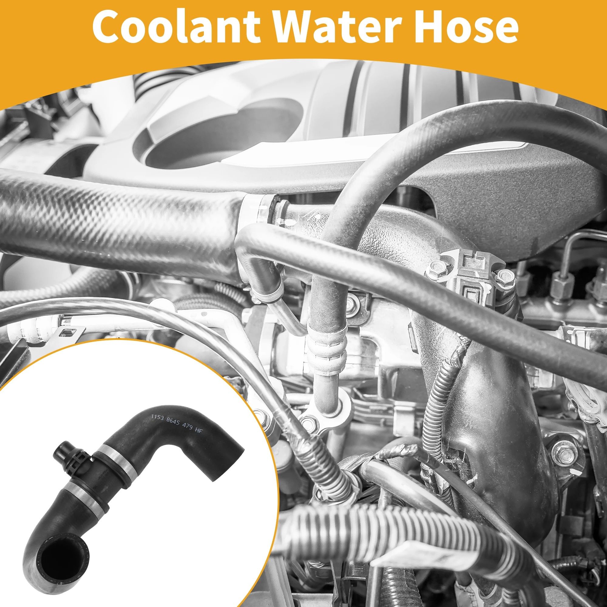 

Шланг охлаждающей жидкости UXCELL для BMW X3 2013-2017 для BMW X4 2015-2018 No 11538645479