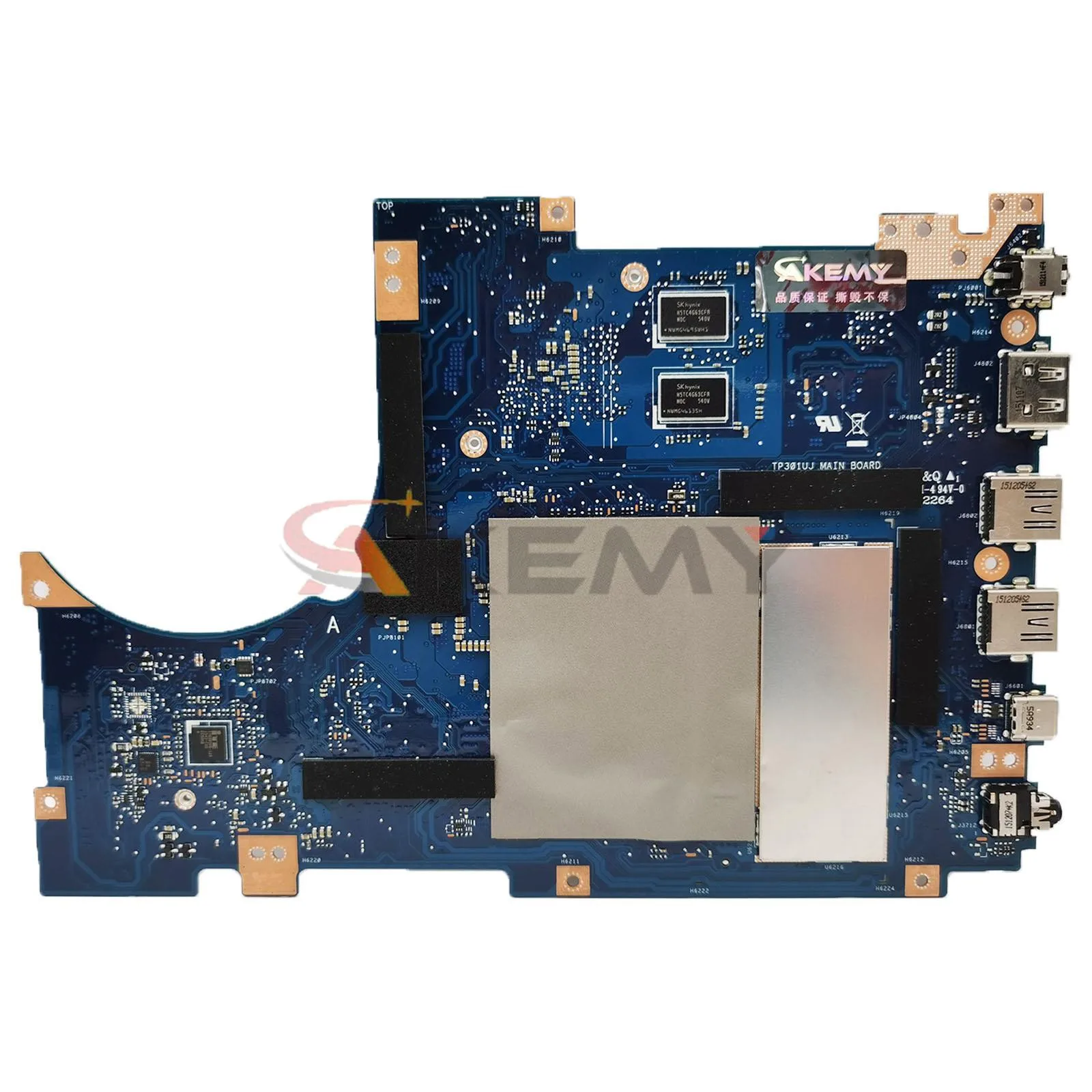 Placa base para ASUS Vivobook Flip TP301UJ TP301UA TP301UA TP301U Q303UA con i3 i5 i7 6th Gen CPU 4GB RAM UMA/GT920M