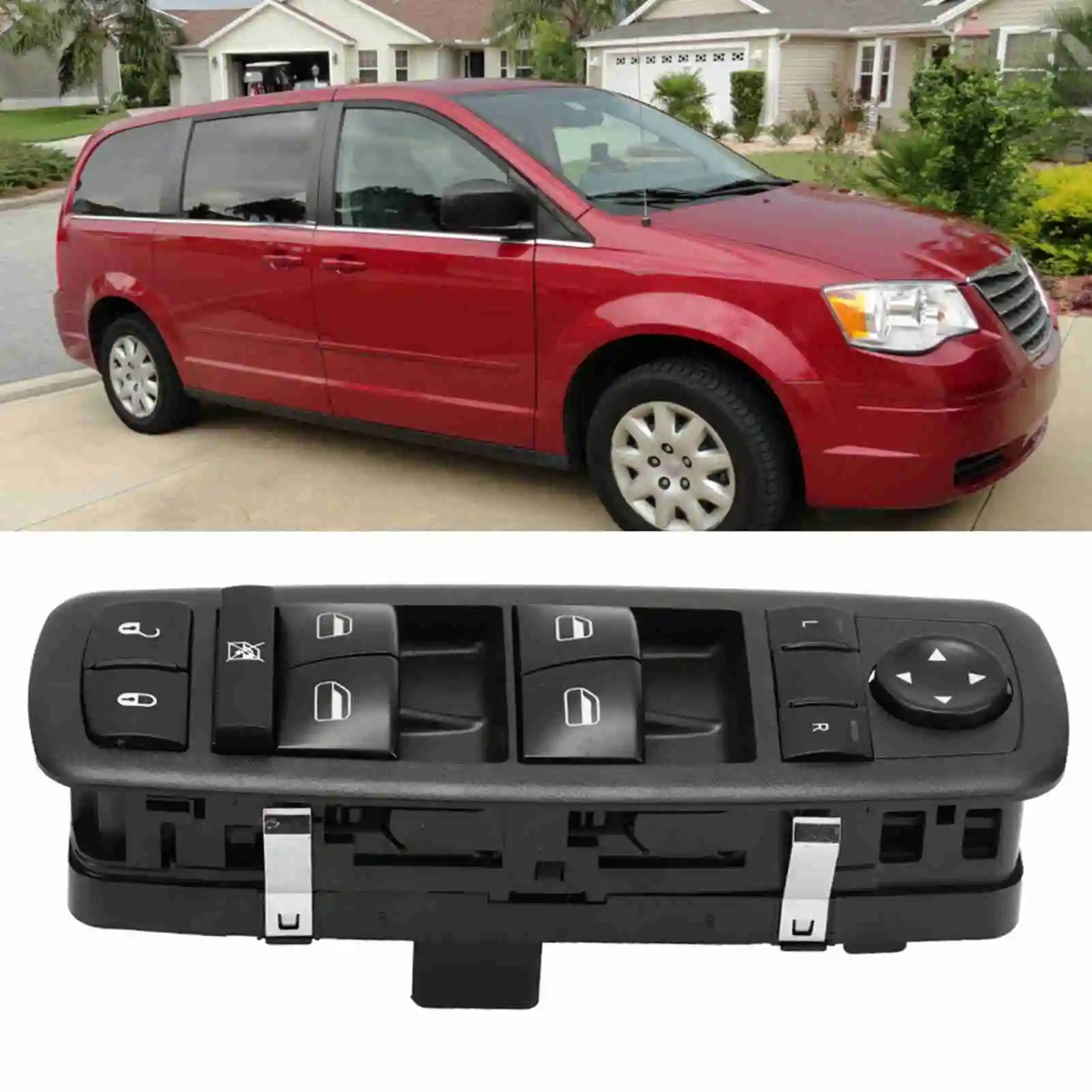 

Car Power Window Master Control Switch Replacement For Chrysler Town & Country 2008-2009 4602535AE 4602535-AG