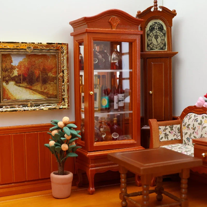 

1:12 кукольный домик, имитация деревянного шкафа, модель шкафа, кукольный домик, миниатюрный книжный шкаф, мебельный декор, игрушка для кукольного дома