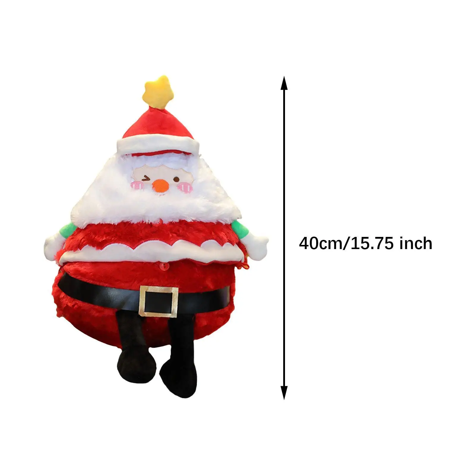 Christmas Stuffed Toy Cute Cushion Doll for Holiday Winter Couch Sofa