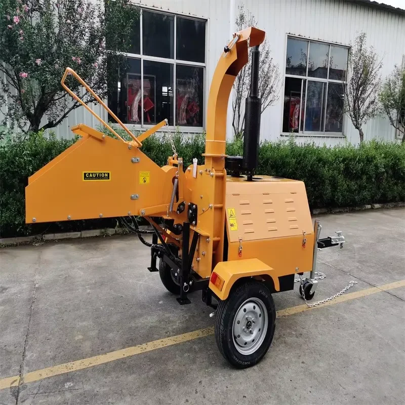 Industrial Disc Double Hydraulic Motor Wood Chipper Mobile Wood Chipper