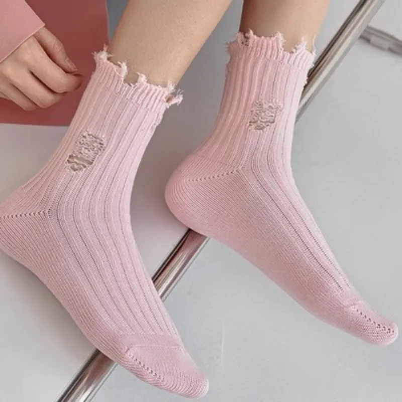 Trendy Cool Poker Beggars Stockings Niche Enthusiasts External Penetration Pile Up Socks Harajuku Personalized Designer Socks