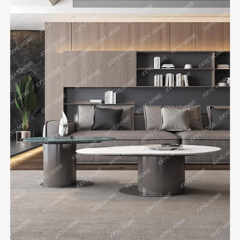 XX triangle coffee table combination retractable small living room coffee table