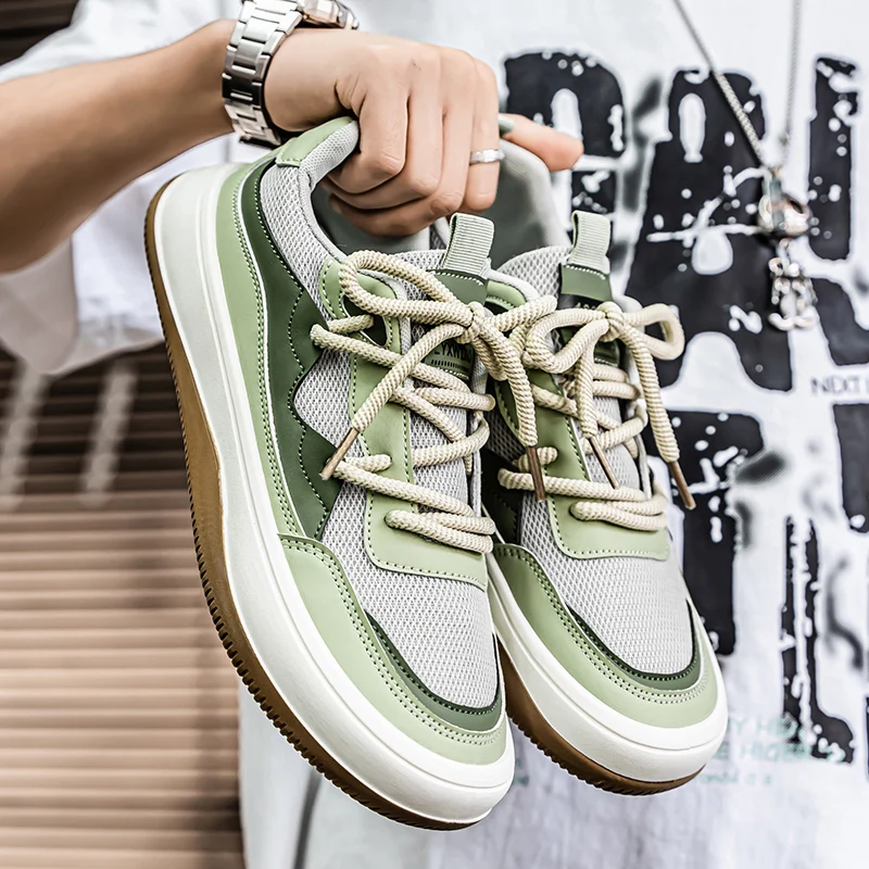 

Уличные мужские повседневные кроссовки с сеткой, дышащая нескользящая мужская спортивная обувь, легкие прогулочные кроссовки, удобные теннисные туфли