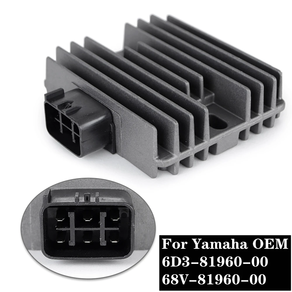 

Регулятор напряжения Выпрямитель для Yamaha F100D ETL F80B ETL/X F75 TLR F90B ETL/X F90 TJR F75B F75A ETL 6D3-81960-00 68V-81960-00