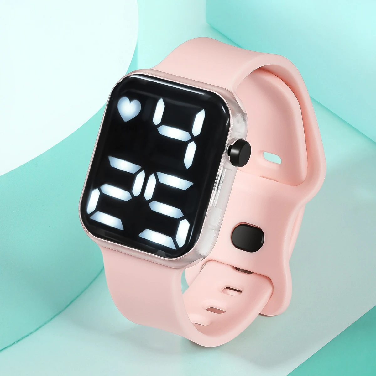 Minimalist Children's Electronic Watch Youth Student Love Leisure Colorful Light Sports Electronic Watch Festival